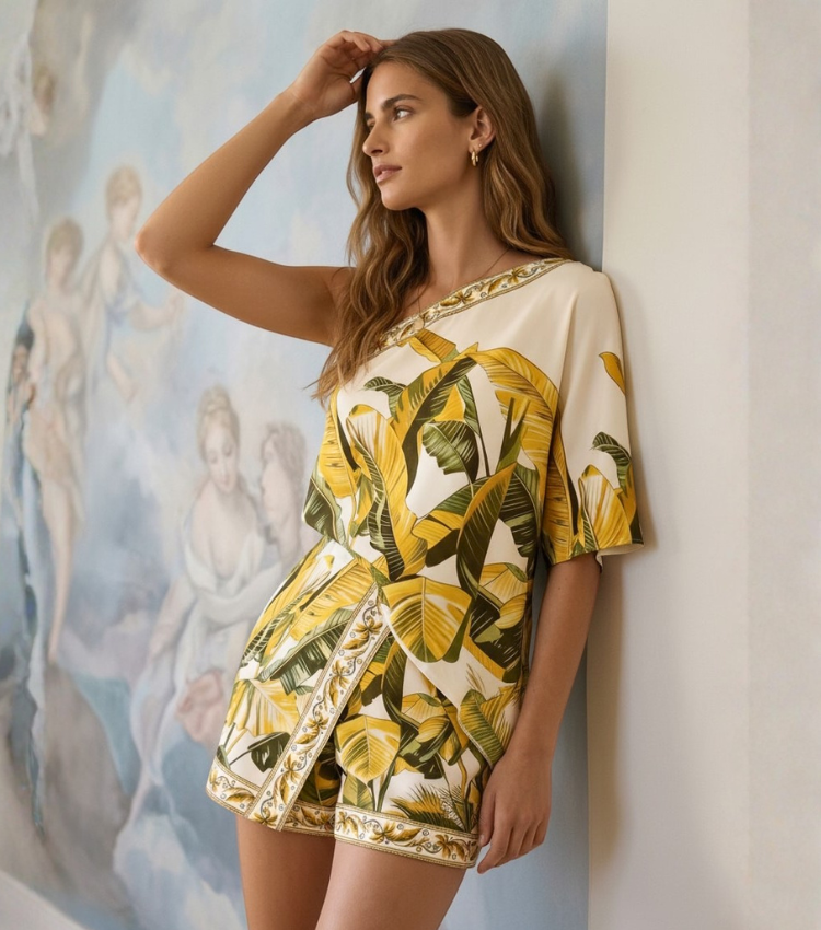 [Copy][Copy]Tie-dye print shirts and shorts