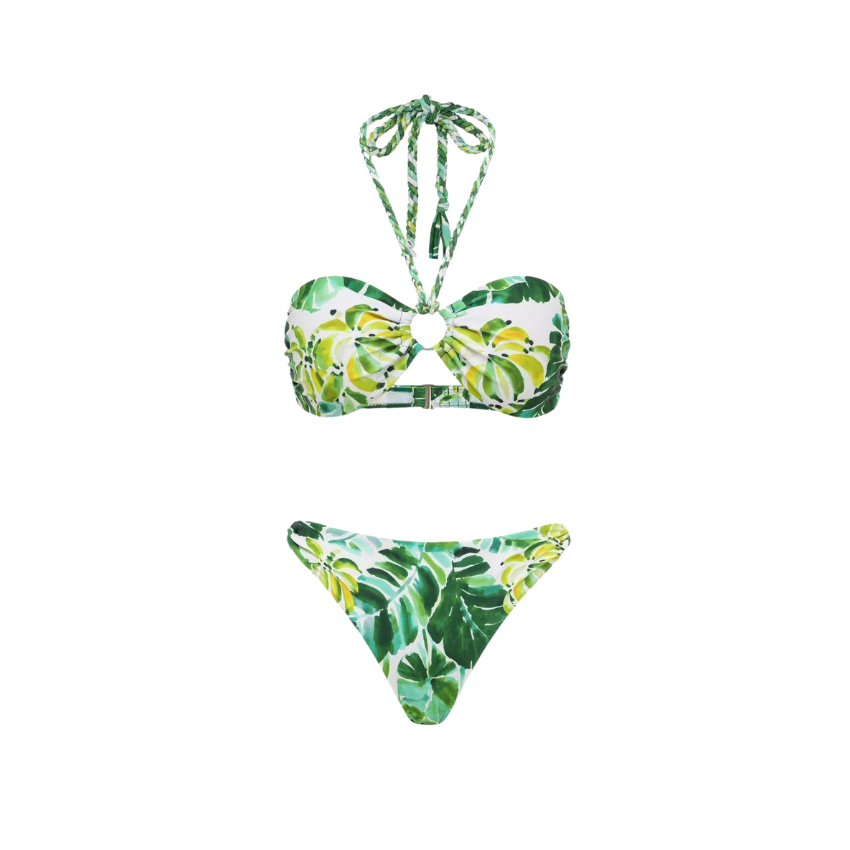 Green Banana Forest Print Swimsuit Set(s)