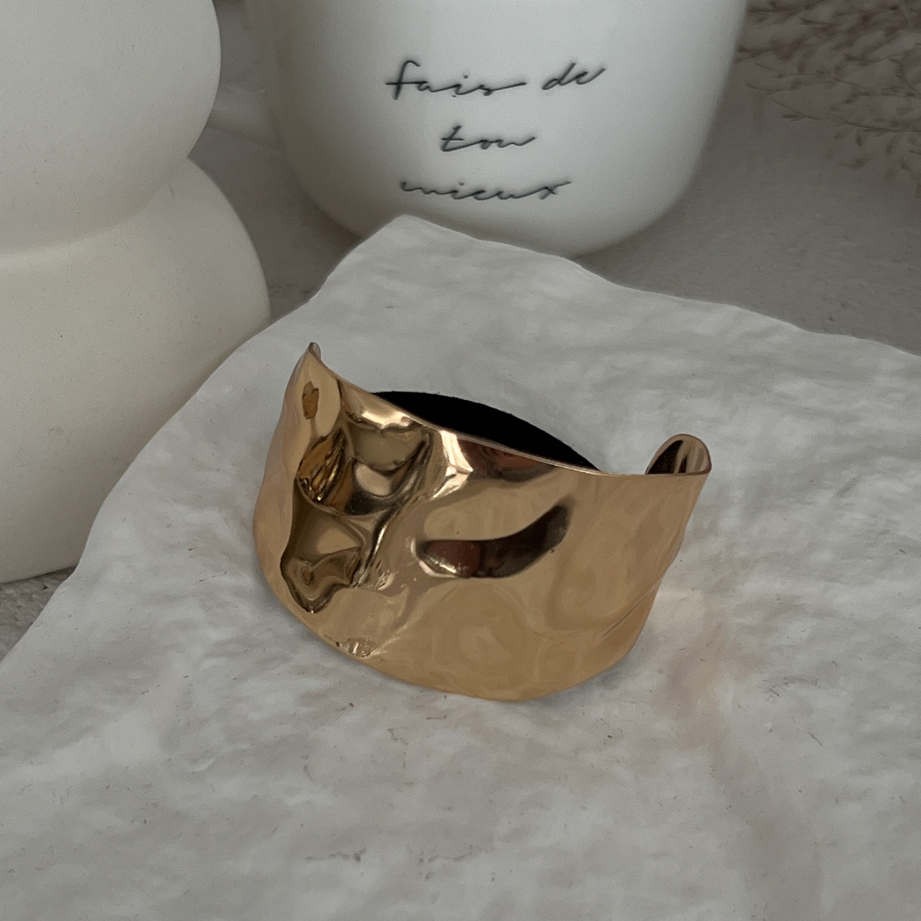 Geometric Exaggerated Alloy Ponytail Combination Hair Rope