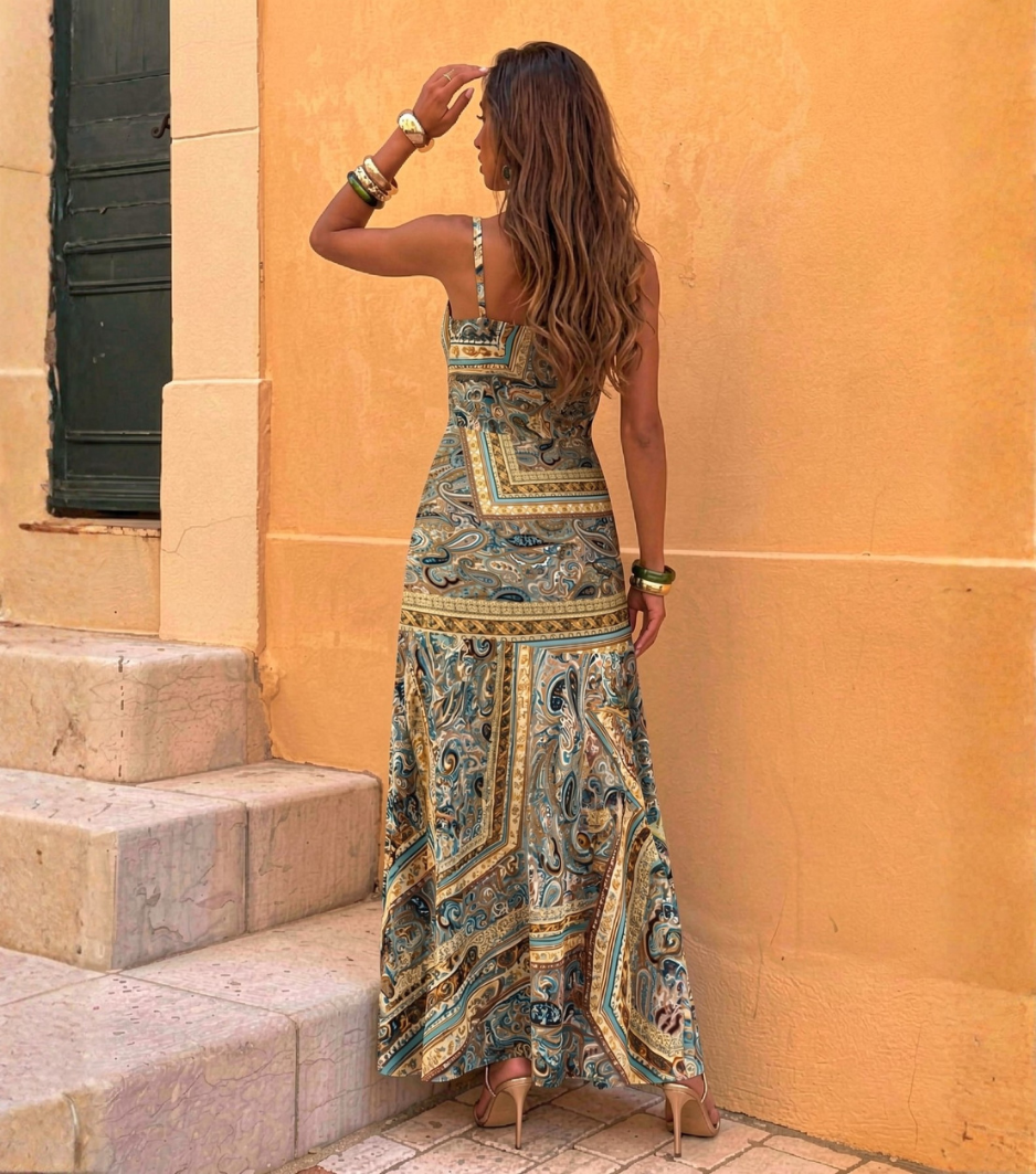 [Copy][Copy][Copy][Copy][Copy][Copy][Copy]Solid Olive Green Halter Surplice Maxi Dress
