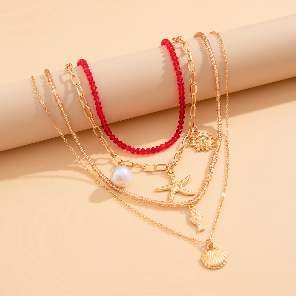 Multi-layered Shell Necklace