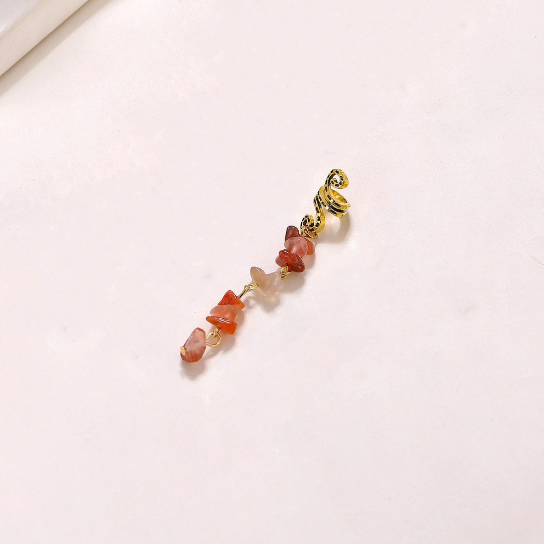 Natural Stone Pendant Hair Accessories