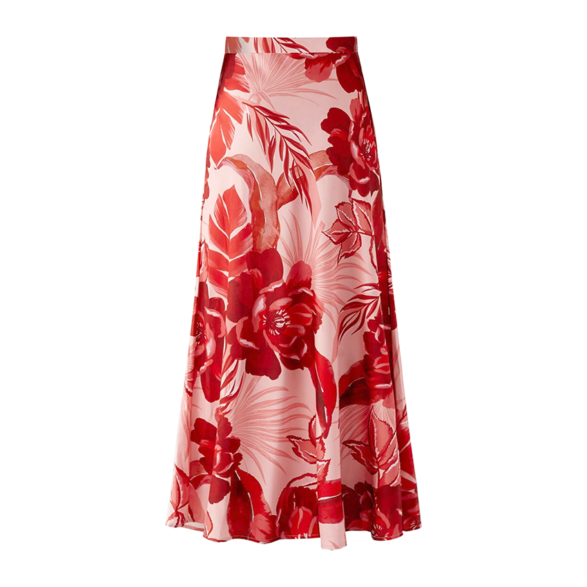 Red Peony Print Swimsuit Set(s)