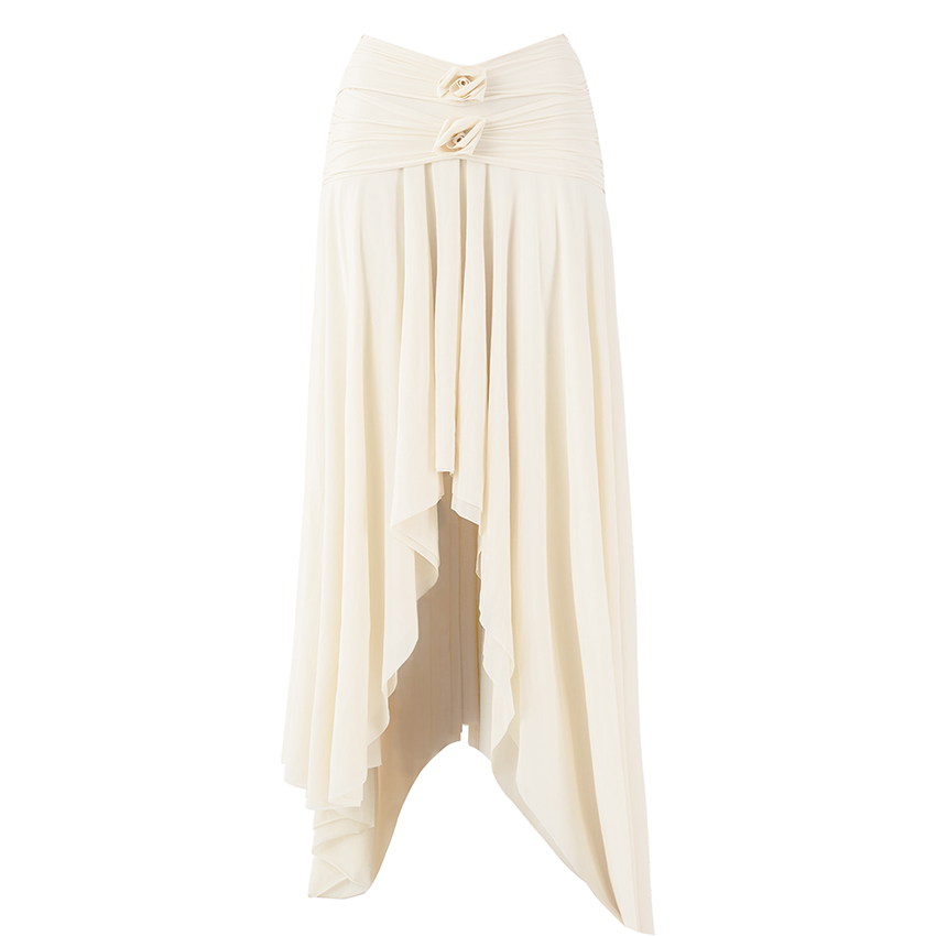 White 3D Flowers Swimsuit Set(s)