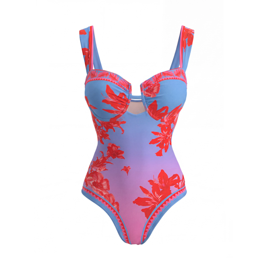 [Copy]Green Loral Slim & Sculpt Swimsuit Set(s)