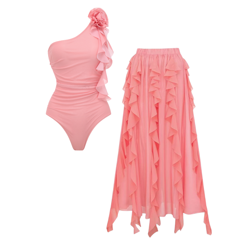 [Copy][Copy][Copy][Copy]Contexture Color Blocking Swimsuit Set(s)