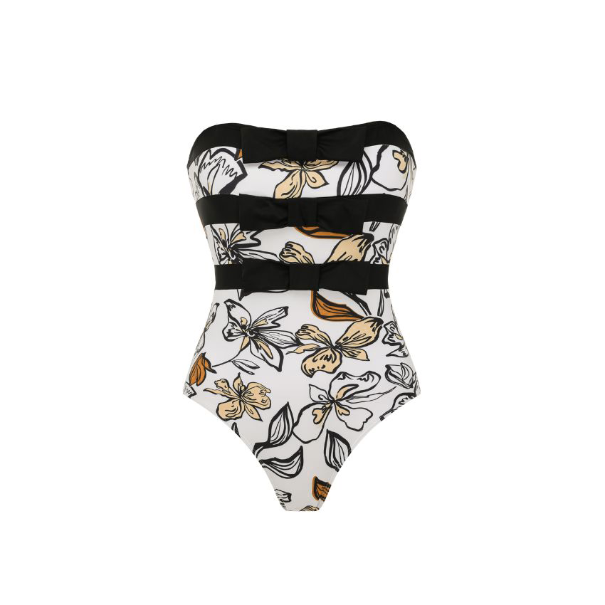 Bandeau Printed Swimsuit Set(s)