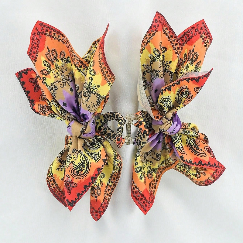 Retro Classic Flower Bow Hairpin Hrabber