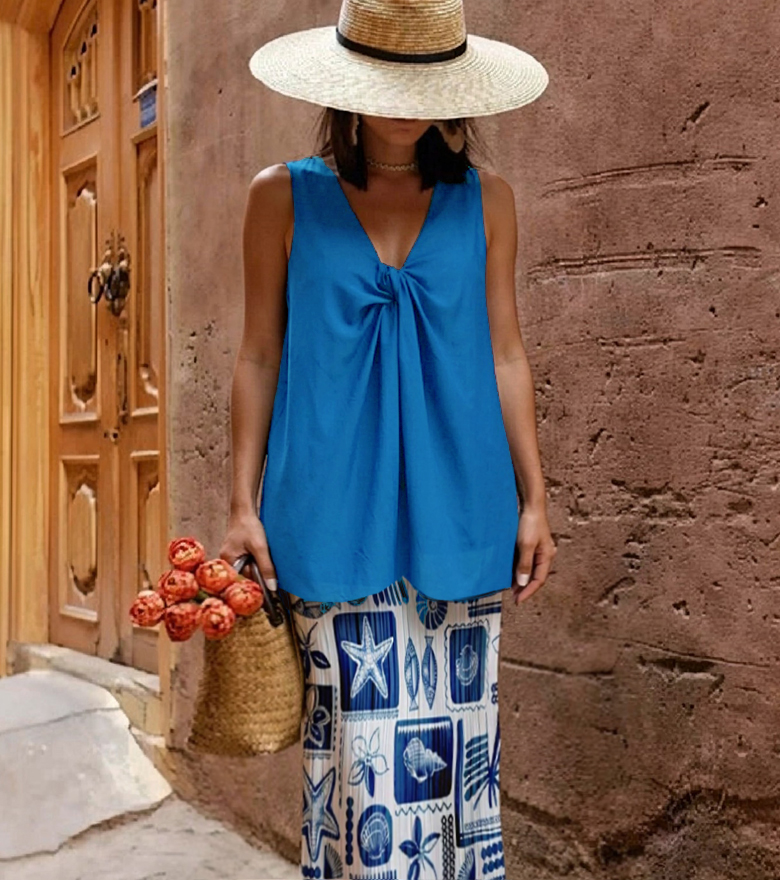 Double-sided Wearable Pleated Skirt Suit