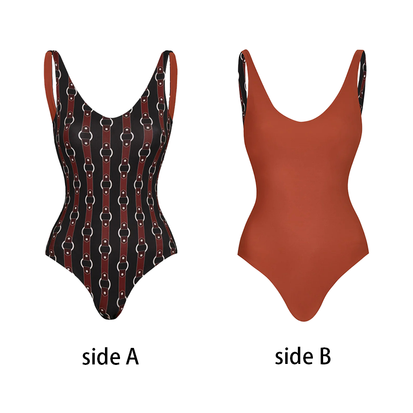 Reversible Crew Neck Swimsuit Set(s)