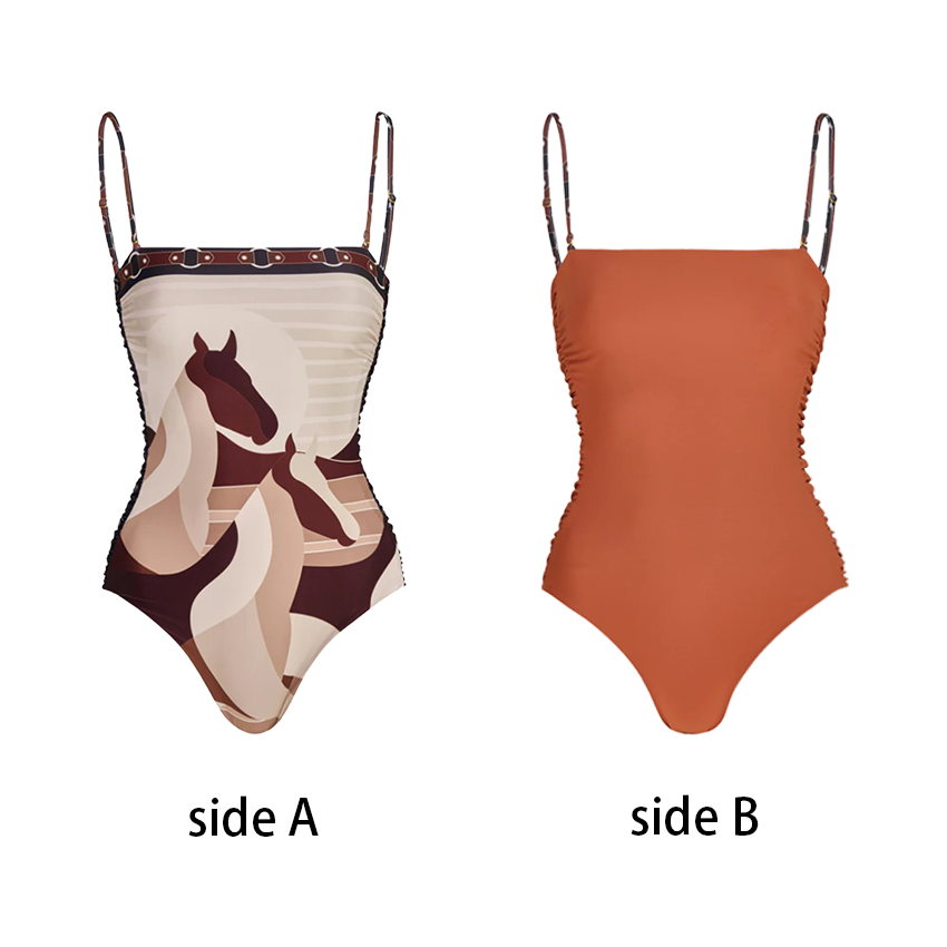 Reversible Horse Print Swimsuit Set(s)