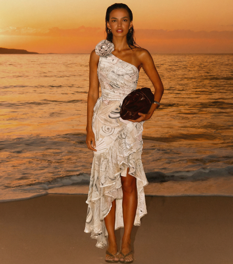 Shell Print Swimsuit Set(s)