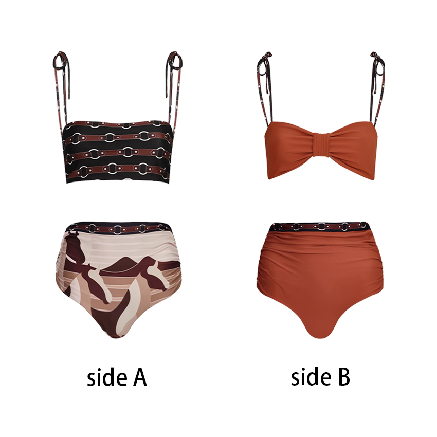 Reversible Crew Neck Swimsuit Set(s)