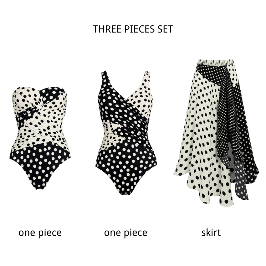 Black & Whiete Print Swimsuit set(s)