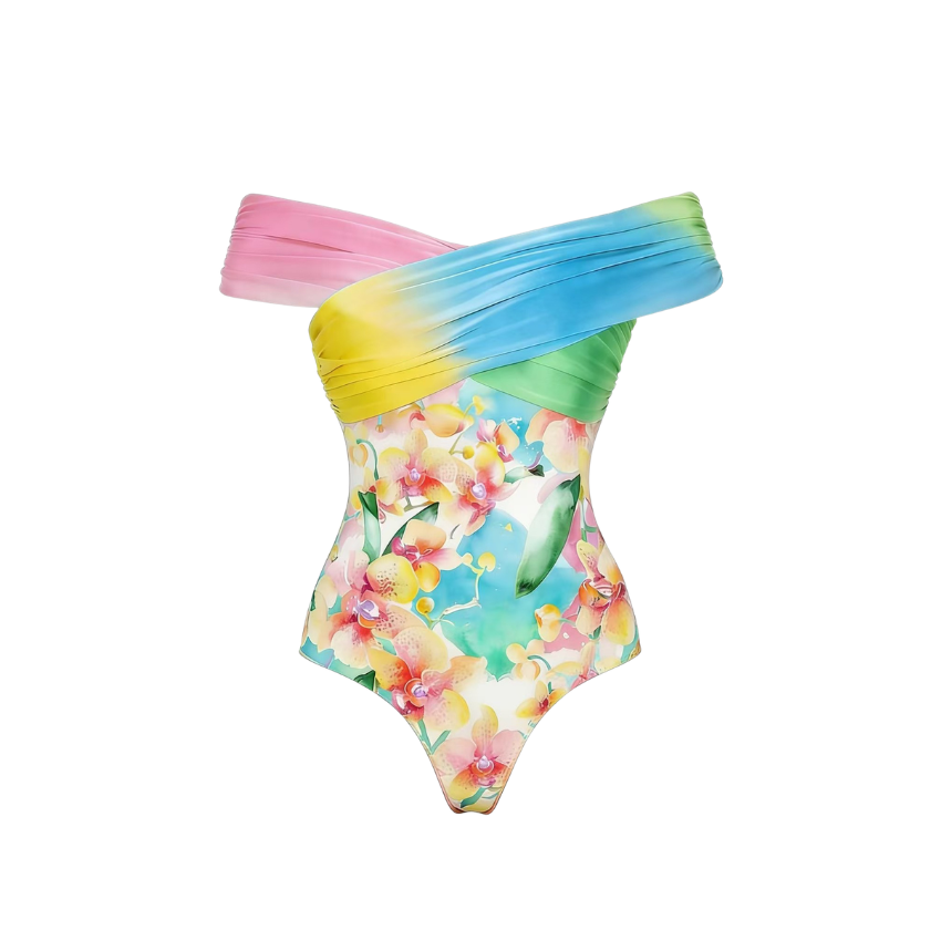 [Copy]Red polka dot 3D flower Swimsuit Set(s)