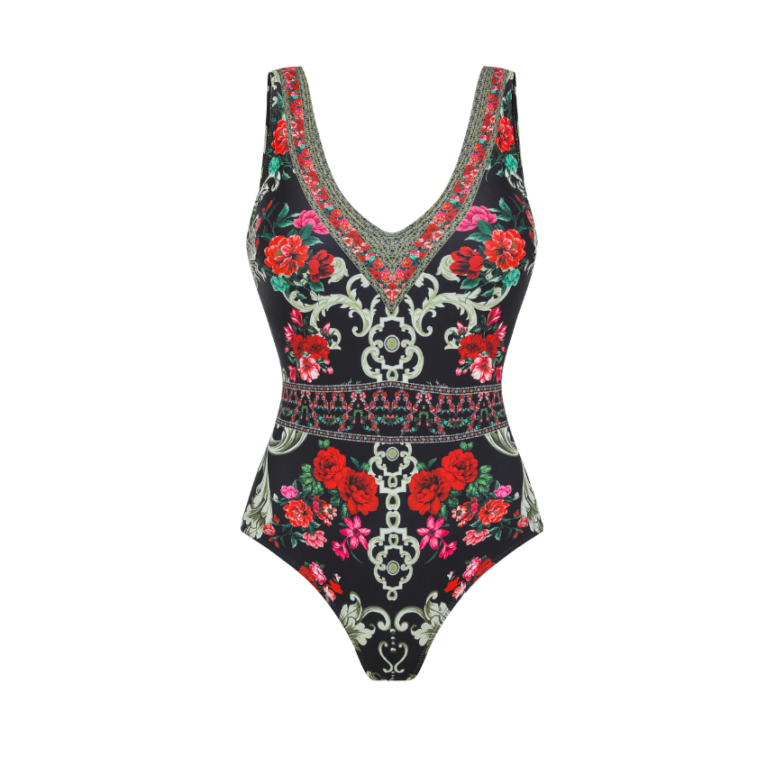 Dark Bloom Symphony Swimsuit Set(s)