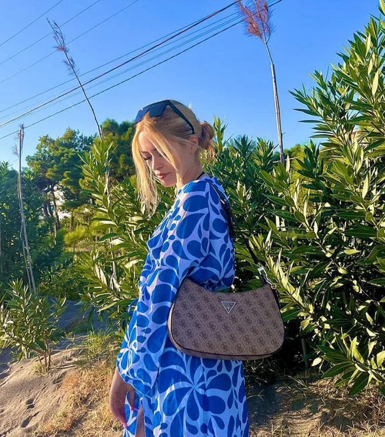 Bandeau Printed One Piece Swimsuit With Belt and Cover Up