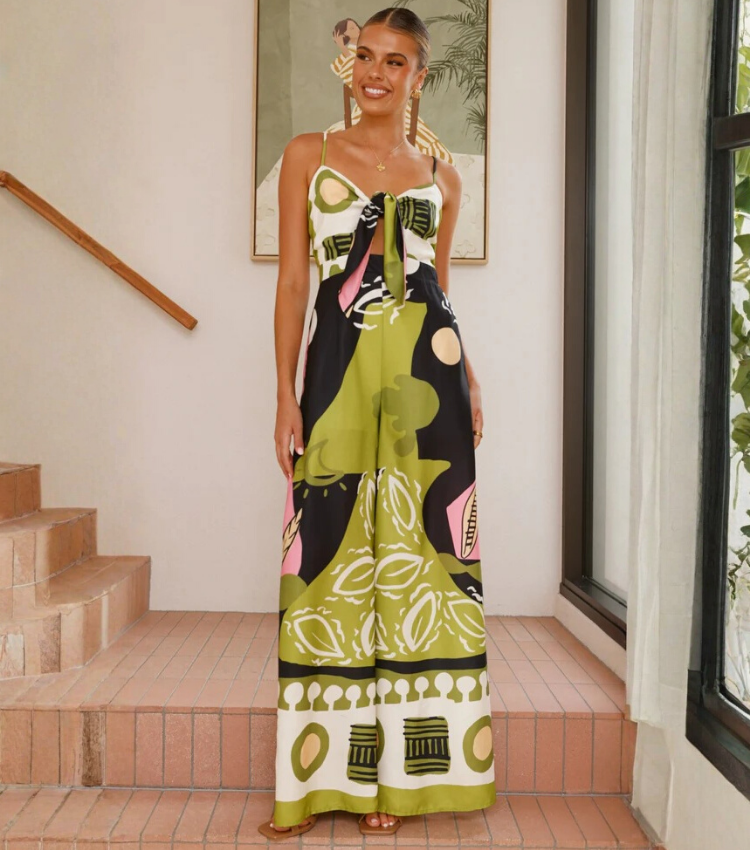 Sling Printed Jumpsuit