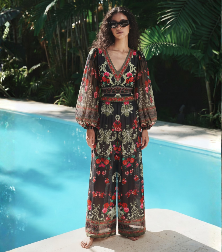 Dark Bloom Symphony Swimsuit Set(s)