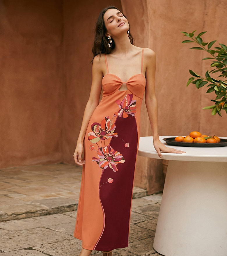 Spaghetti strap dress