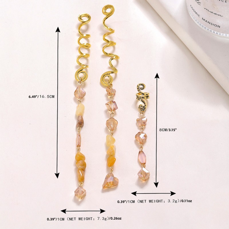 Crystal Pendant Hair Accessory