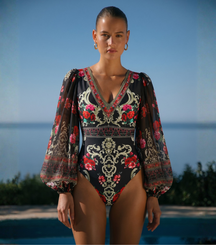 Dark Bloom Symphony Swimsuit Set(s)