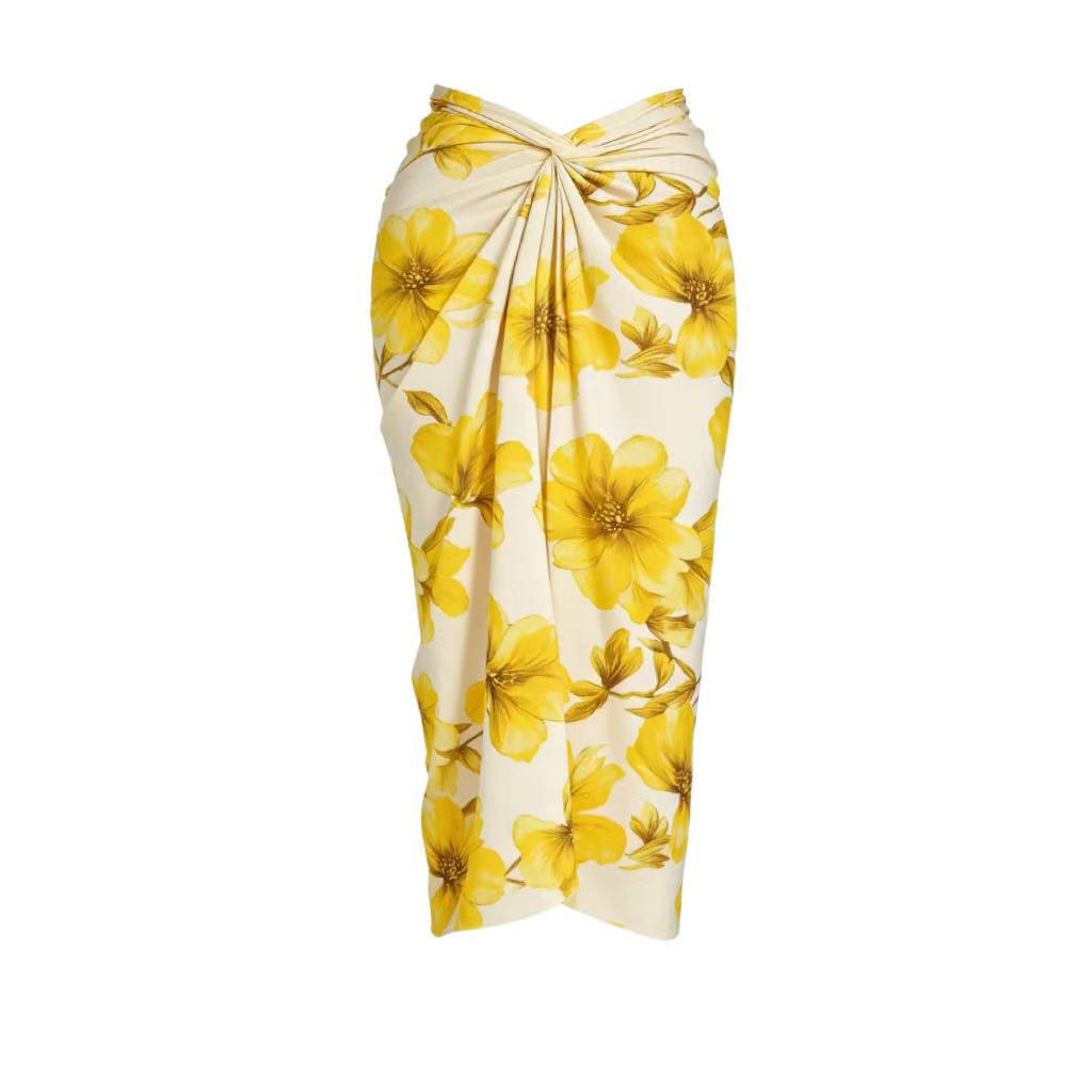 [Copy]Color-Blocked Print Swimsuit Set(s)