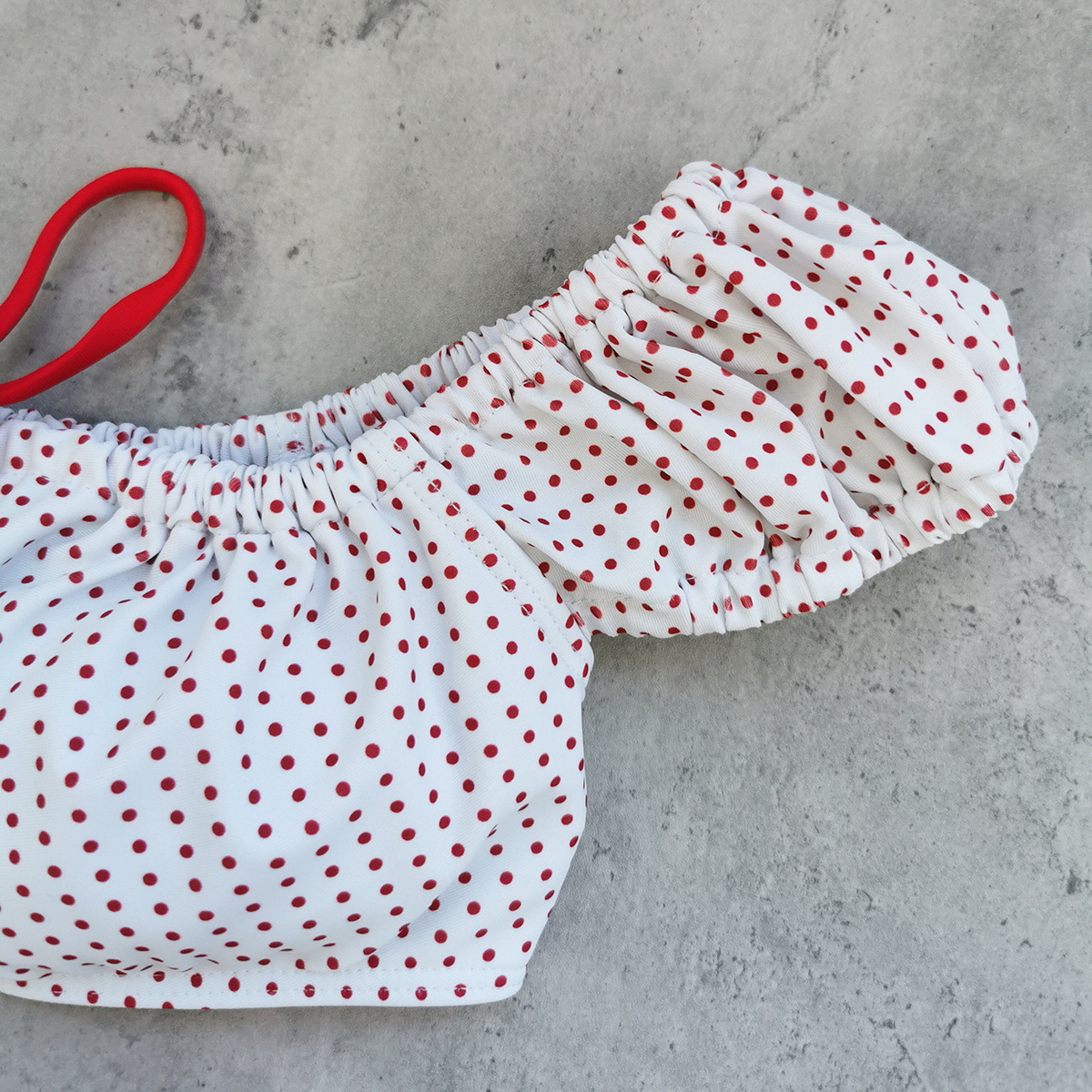 Polka Dot Print Swimsuit