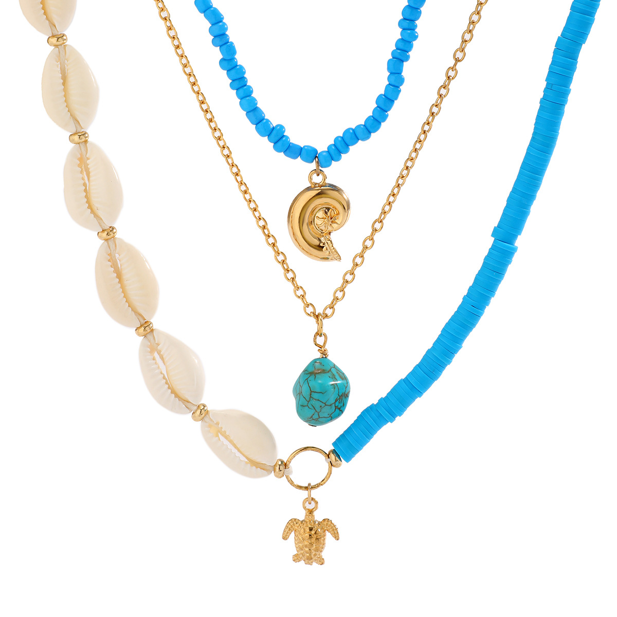 Multi-layered Shell Necklace