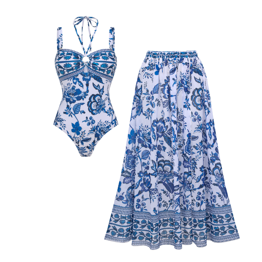 [Copy][Copy][Copy][Copy][Copy][Copy][Copy][Copy]Red Lace Patchwork Swimsuit Set(s)