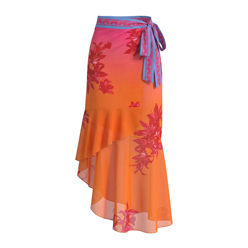 [Copy]Dark Cyan Slim & Sculpt Floral Swimsuit Set(s)