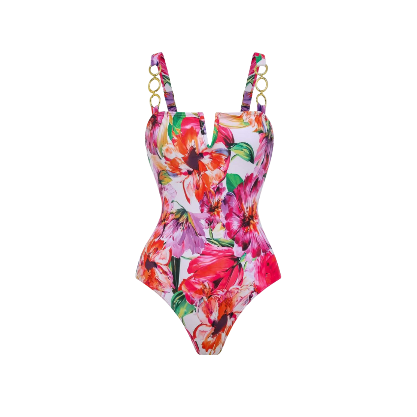 [Copy]Tropical banana flower Print Swimsuit Set(s)