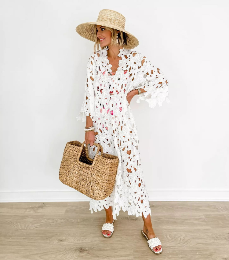 Beach Lace Cover Up