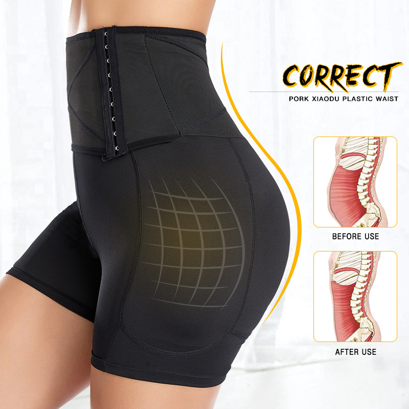 Tummy shaping mesh body shaping bottoms crotch-lifting panties