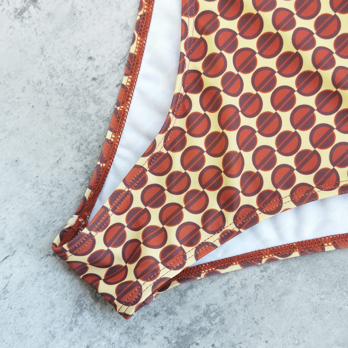 Polka Dot Print Swimsuit