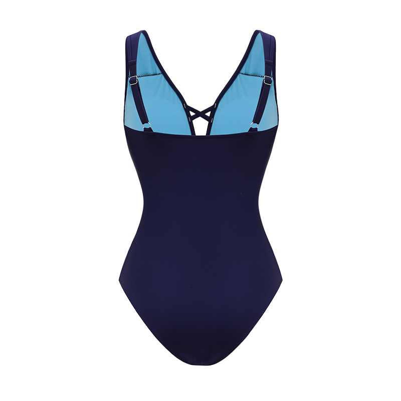 Hollow Out One Piece Swimsuit and Skirt