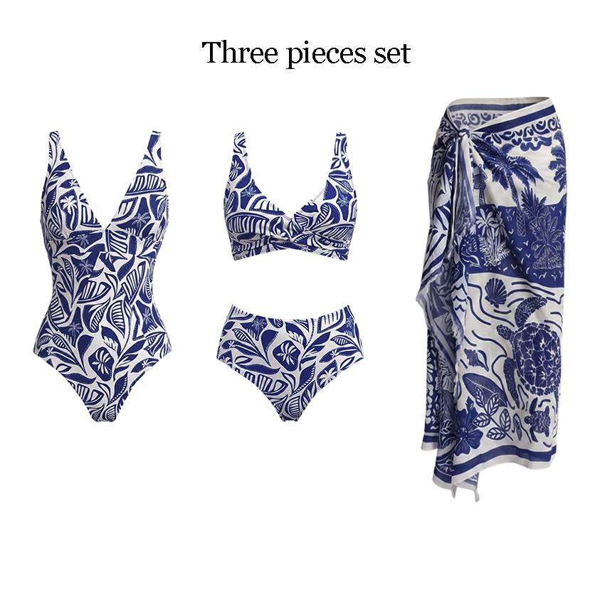 [Copy][Copy][Copy][Copy][Copy][Copy][Copy]Halter Neck Sexy Black Printed Bikini Swimsuit Set(s)