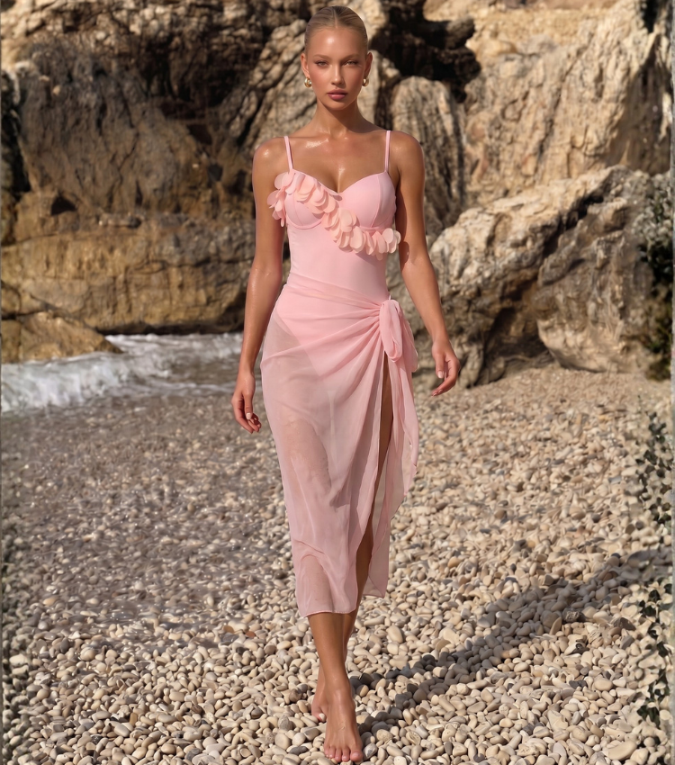 Peach Petal Breeze Swimsuit Set(s)