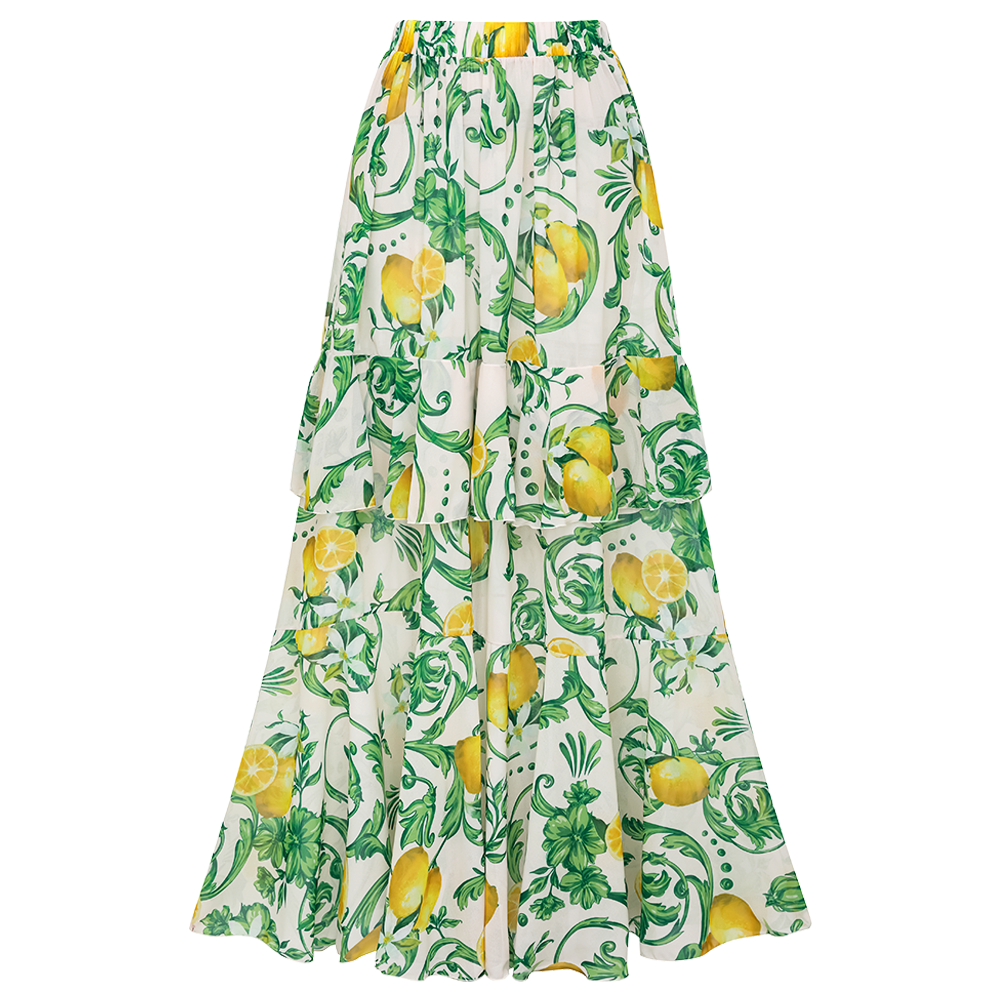 Lemon One Piece Swimsuit and Skirt or Shorts