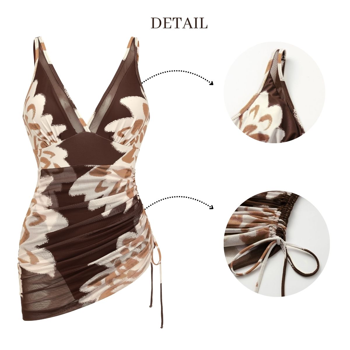 Mesh Sheer Sarong Wraps Bathing Suit