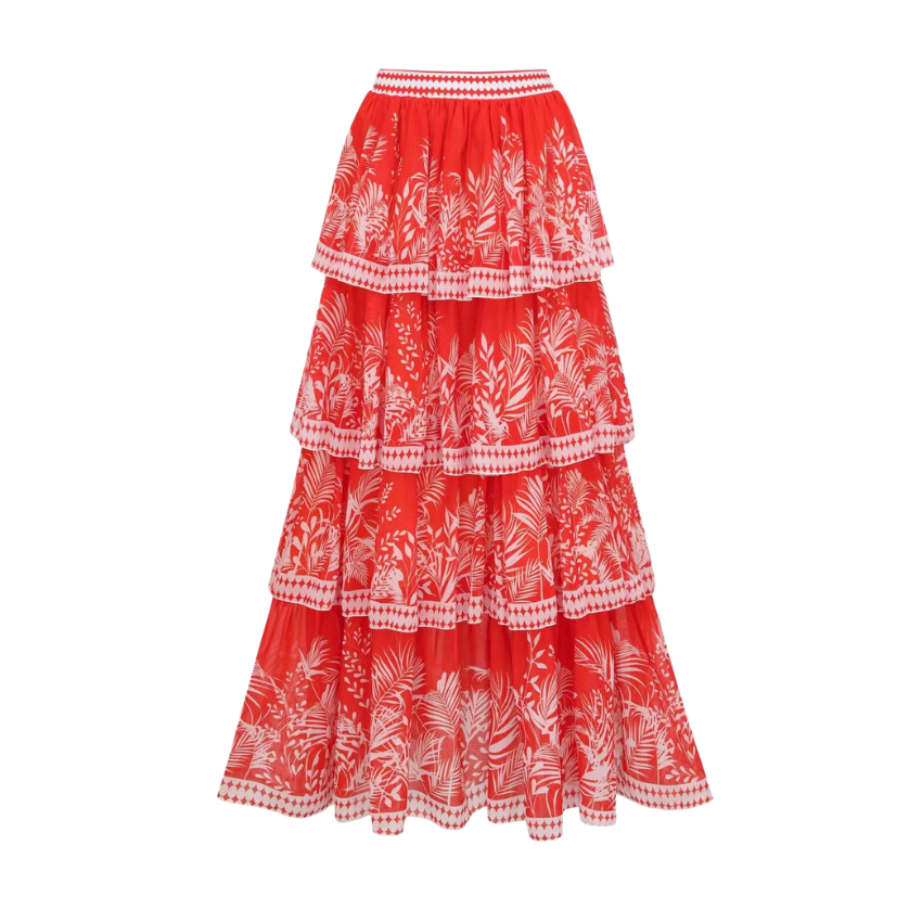 Tropic Flame Off-Shoulder Swimsuit Set(s)