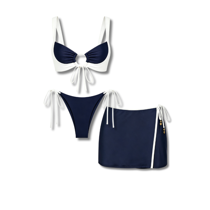Color Blocking Swimsuit Set(s)