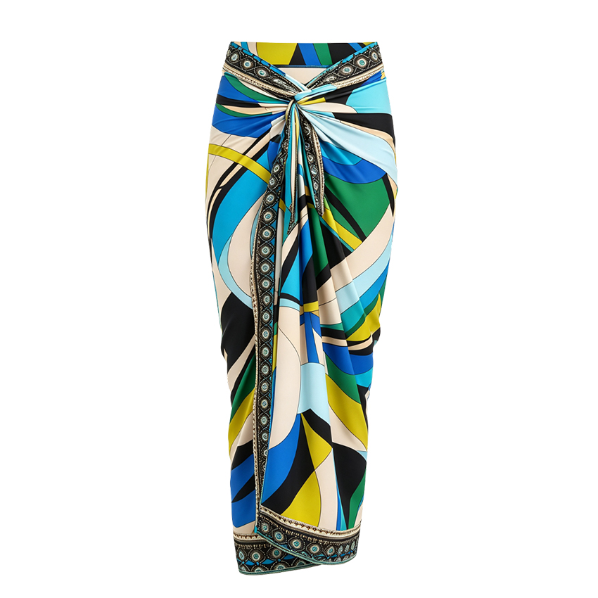 [Copy][Copy][Copy]Sling Cut Out Green Retro Printed Swimsuit Set(s)