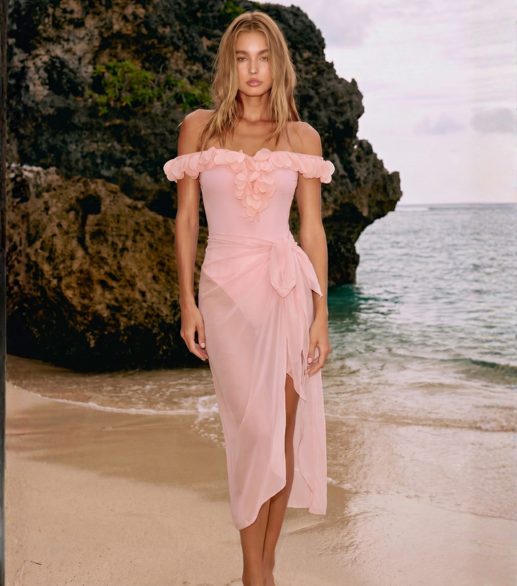 Peach Petal Breeze Swimsuit Set(s)