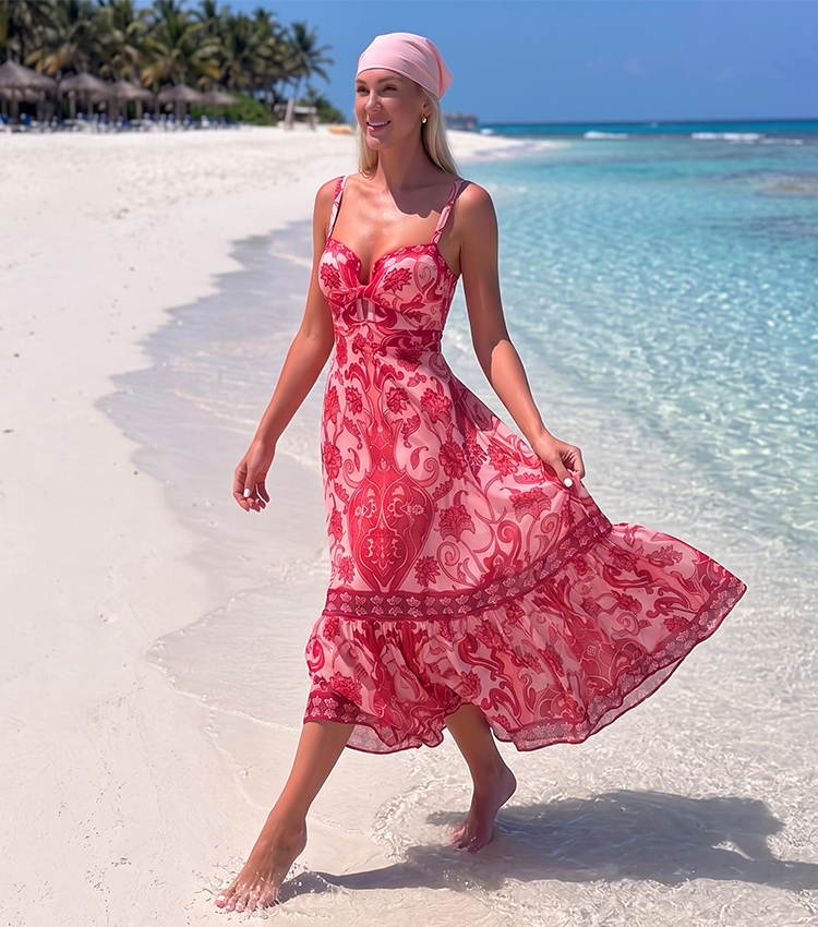 Sling Retro Printed Swimsuit Set(s)
