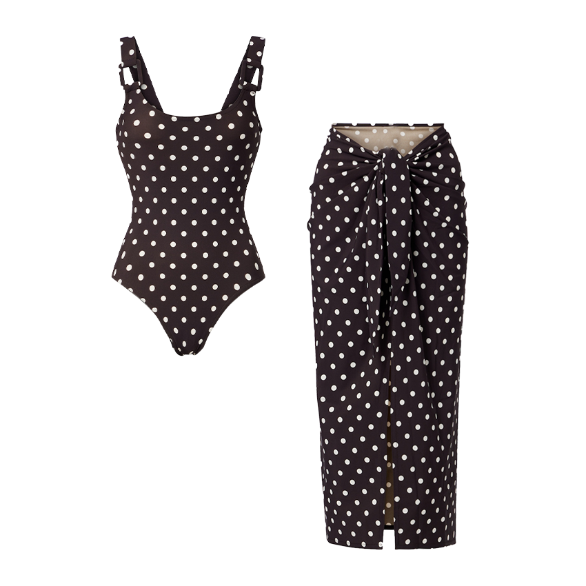 Polka Dot Print Swimsuit Set(s)
