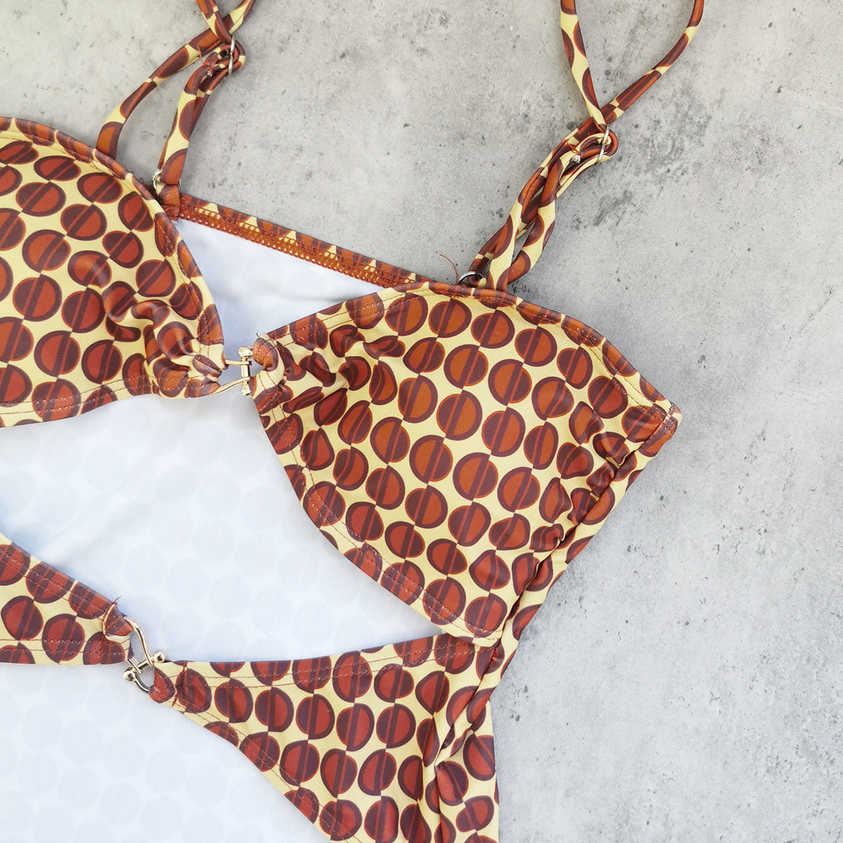 Polka Dot Print Swimsuit