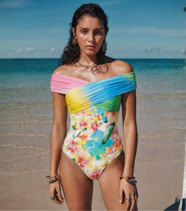 [Copy]Red polka dot 3D flower Swimsuit Set(s)