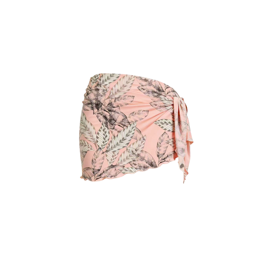 [Copy]Color-Blocked Blooming Flower Print Swimsuit Set(s)