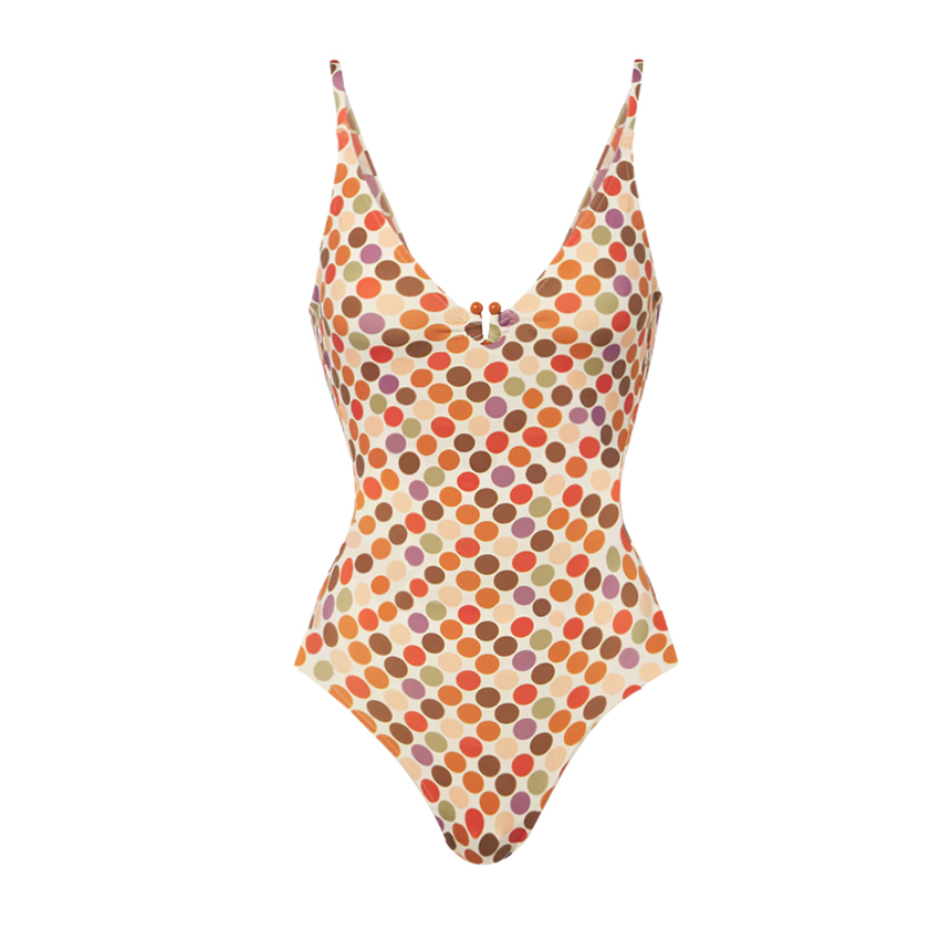 [Copy]Sling Blue Iris Printed Swimsuit Set(s)
